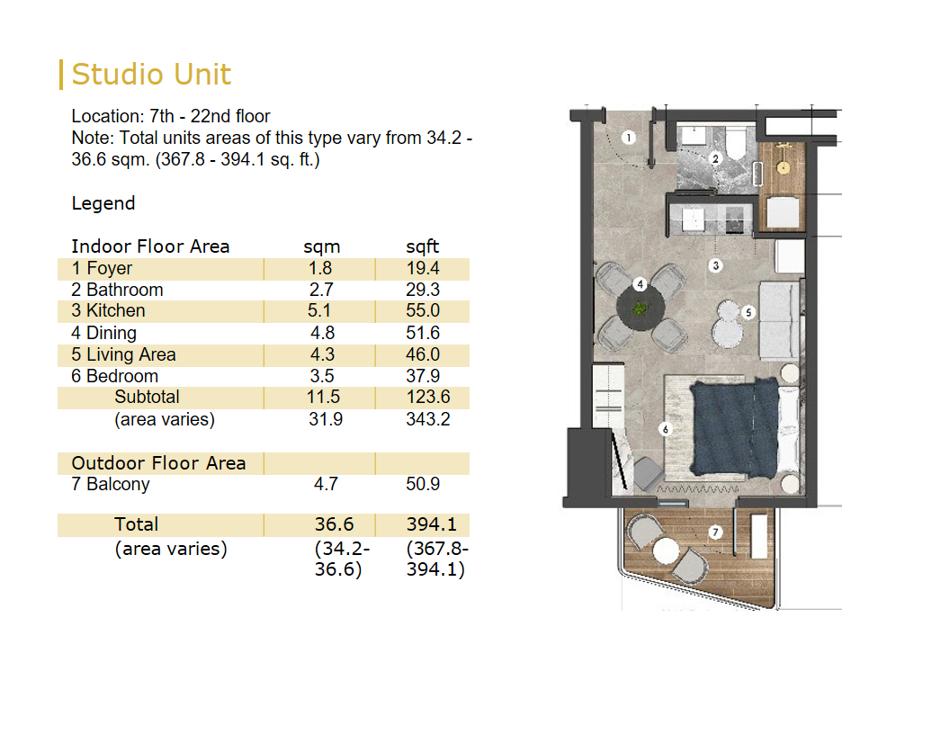 Studio Floor Plan Image